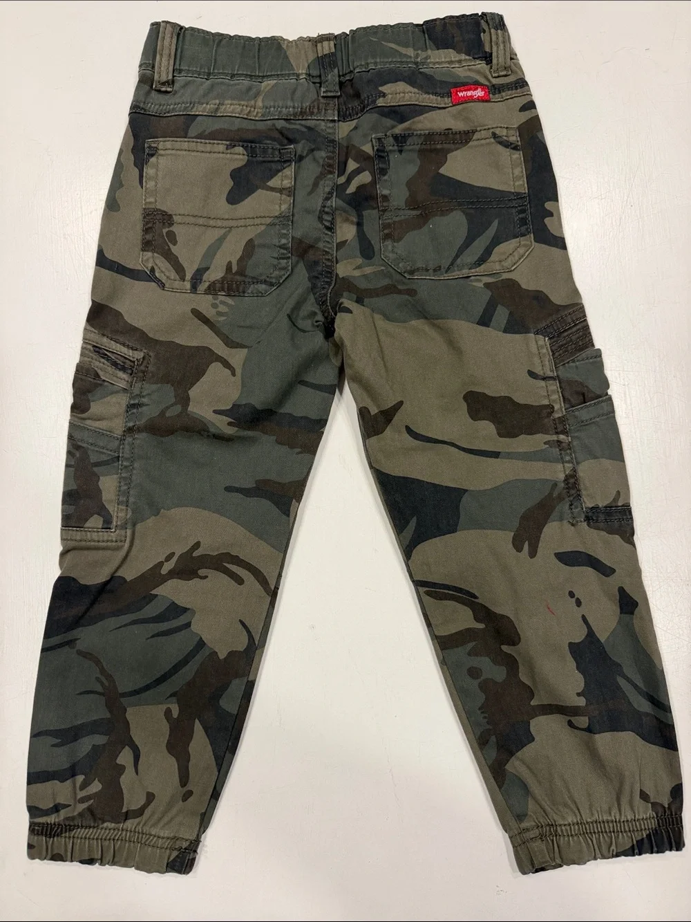 Wrangler Kids Camo Cargo Joggers - Green & Brown